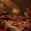 Amber Bloom Diya - The Ritual Light