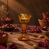Amber Bloom Diya - The Ritual Light