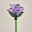 Amethyst Lisianthus- Handblown Glass Flower