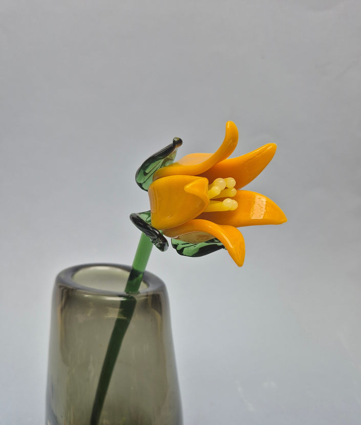 Tinsel Lillies- Glass Flower Bouquet