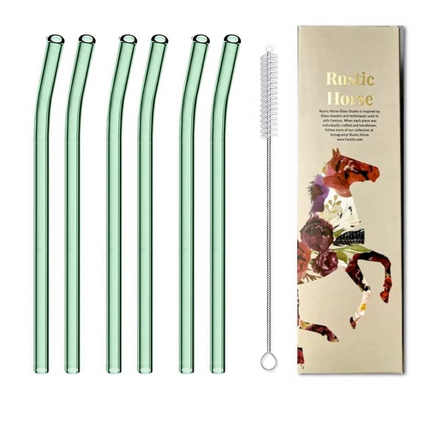 Going Green 6  Glass Straws