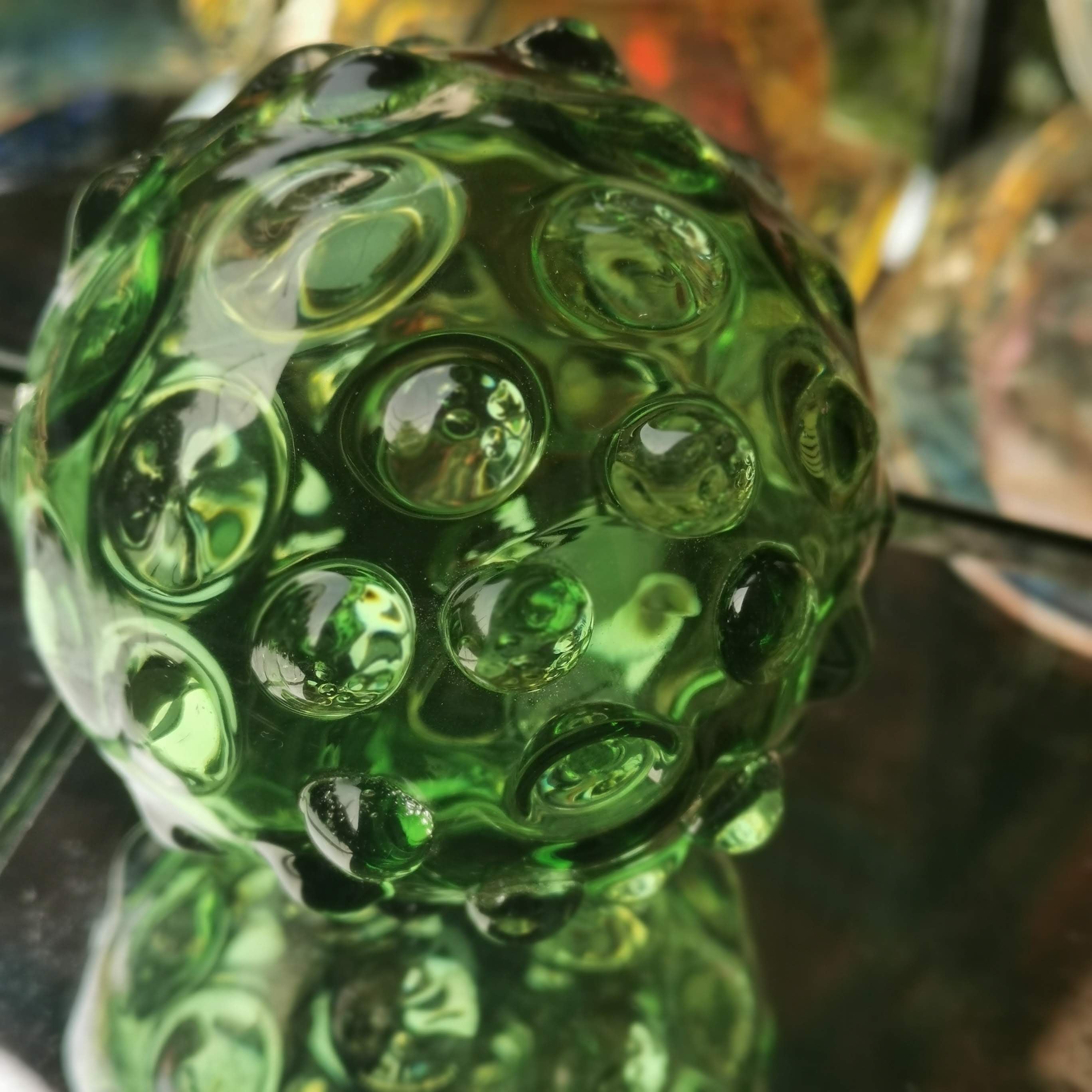 Art Glass Hand Blown Sphere