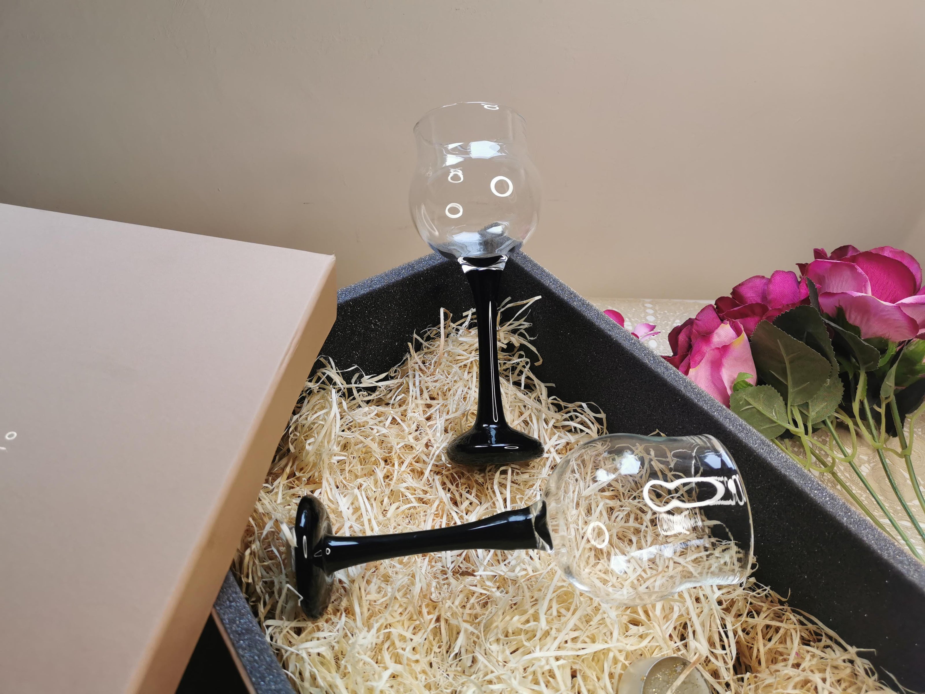 Onyx Black   Wine glass