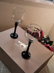 Onyx Black   Wine glass