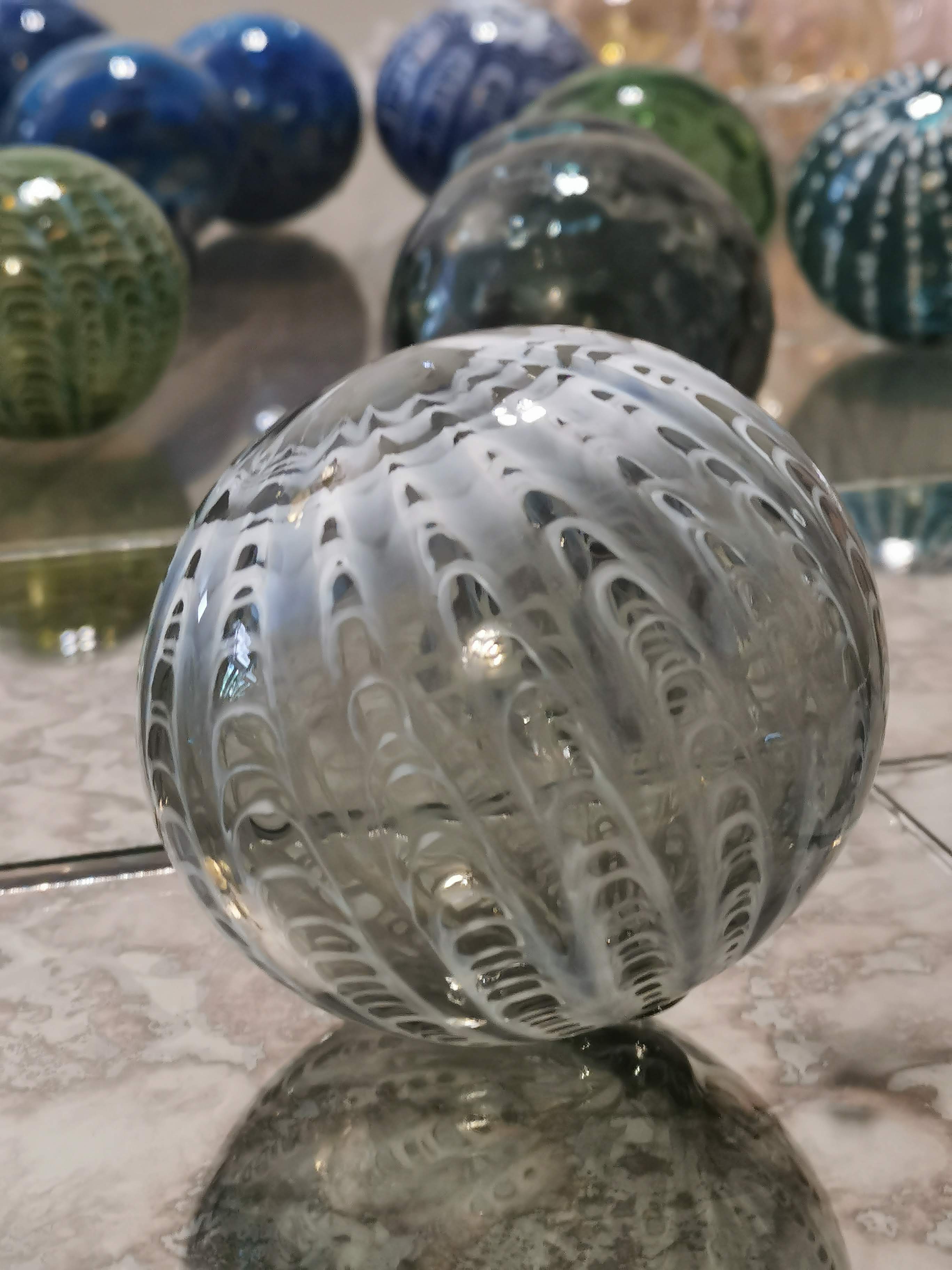 Art Glass Hand Blown Sphere