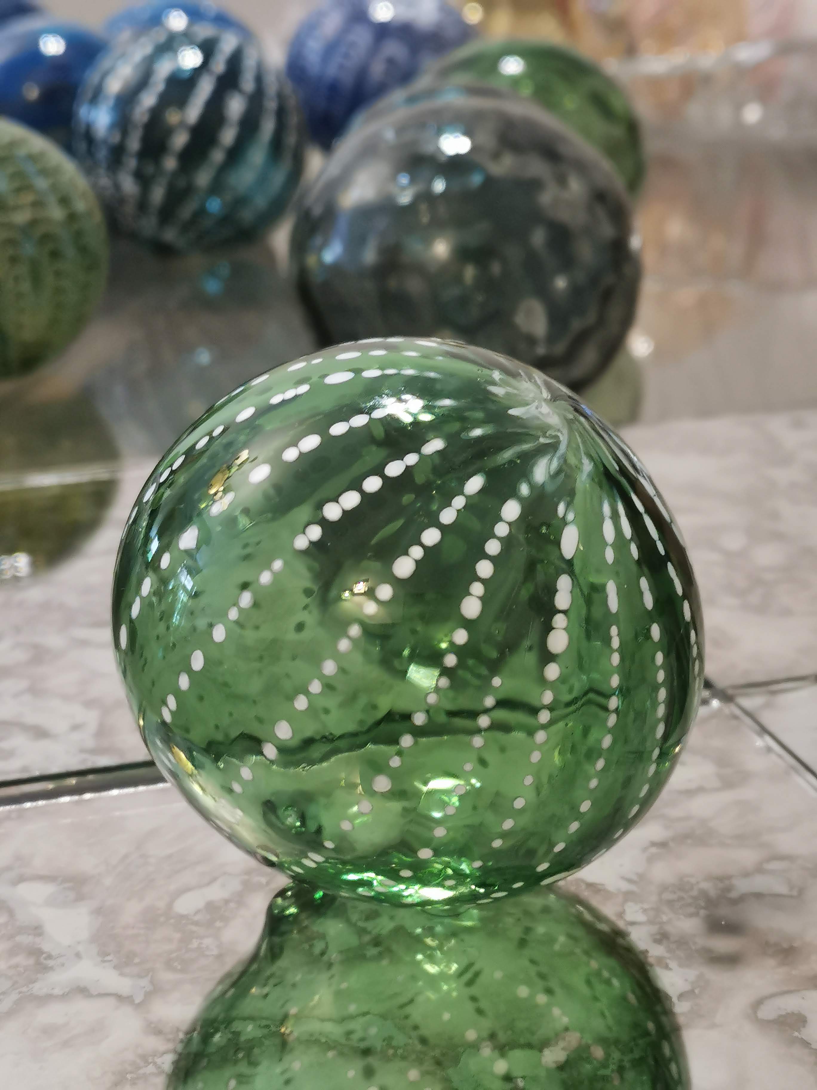 Art Glass Hand Blown Sphere