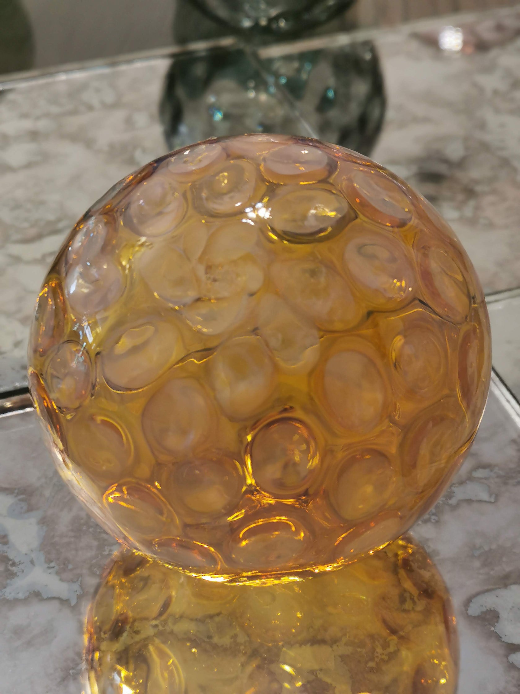 Art Glass Hand Blown Sphere thumbnail 3