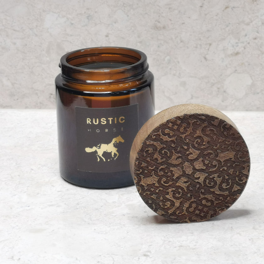 Deep Rose Handpoured Art Jar