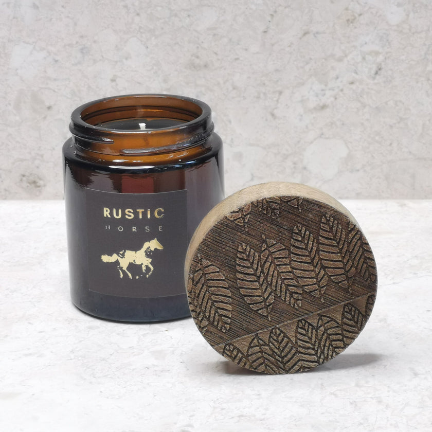 Jasmine Fragrance  Handpoured Art Jar