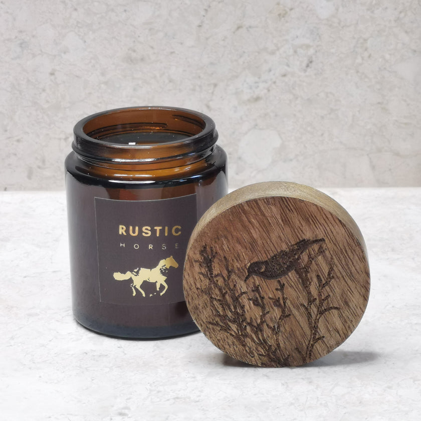 Deep Rose Handpoured Art Jar