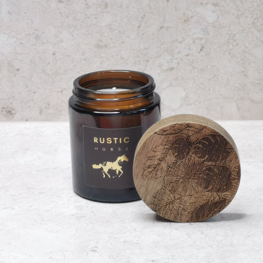 Deep Rose Handpoured Art Jar