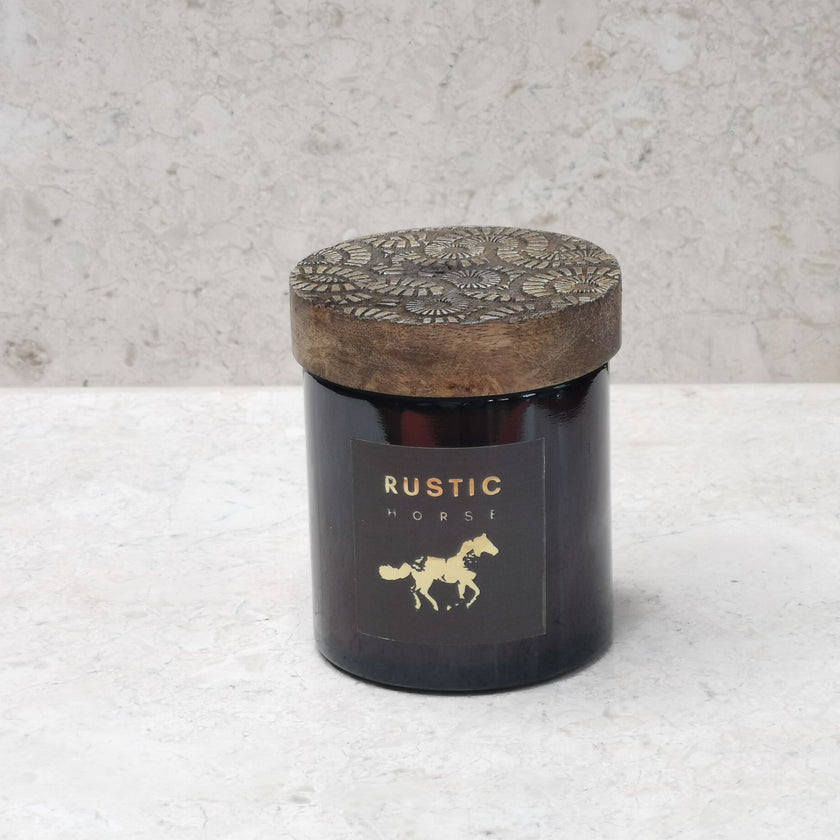 Deep Rose Handpoured Art Jar