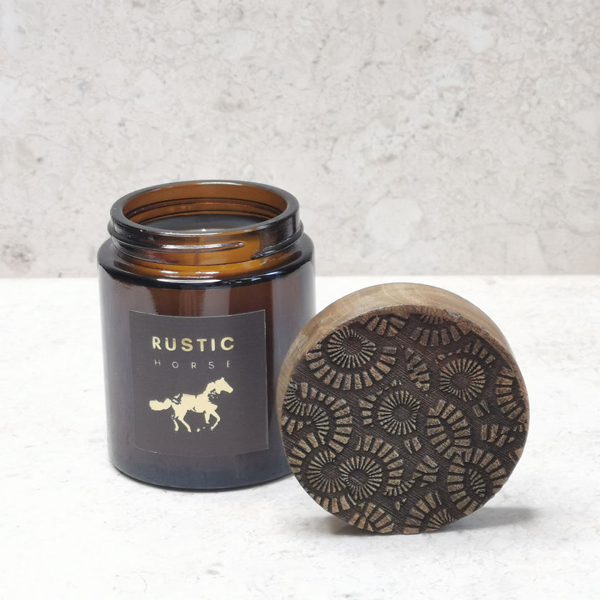 Deep Rose Handpoured Art Jar