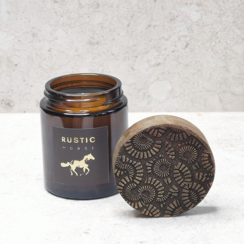 Jasmine Fragrance  Handpoured Art Jar