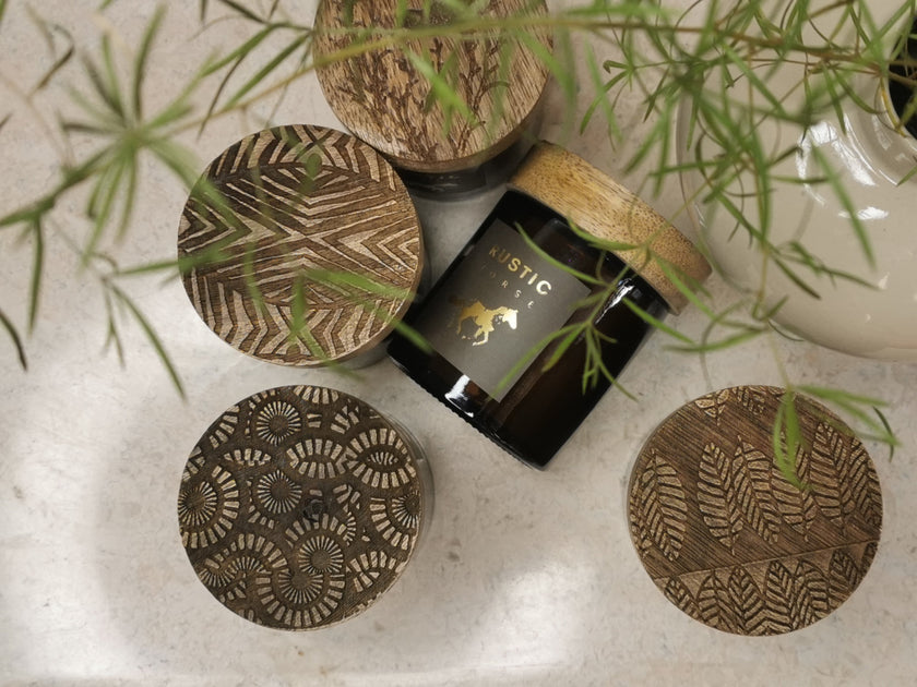 Jasmine Fragrance  Handpoured Art Jar