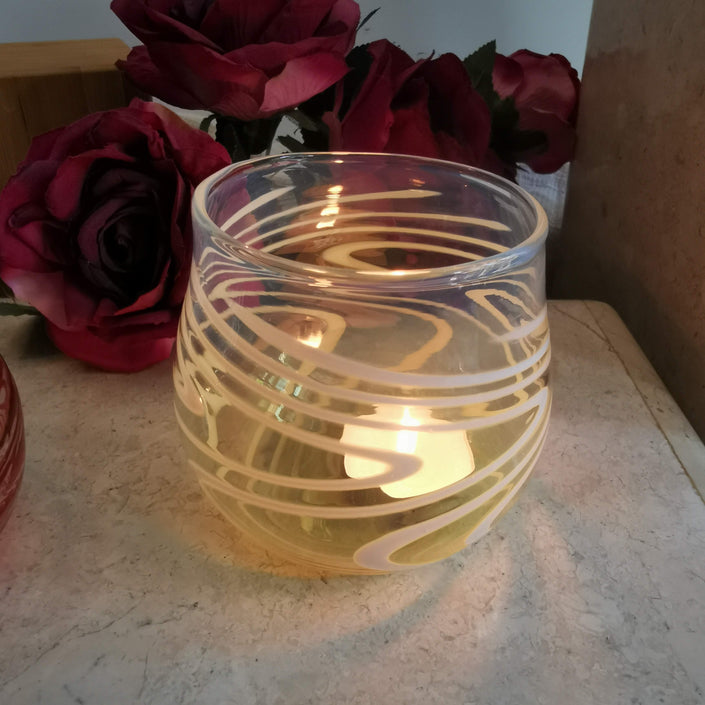 Handblown Glass VETRA Votive Tea Light