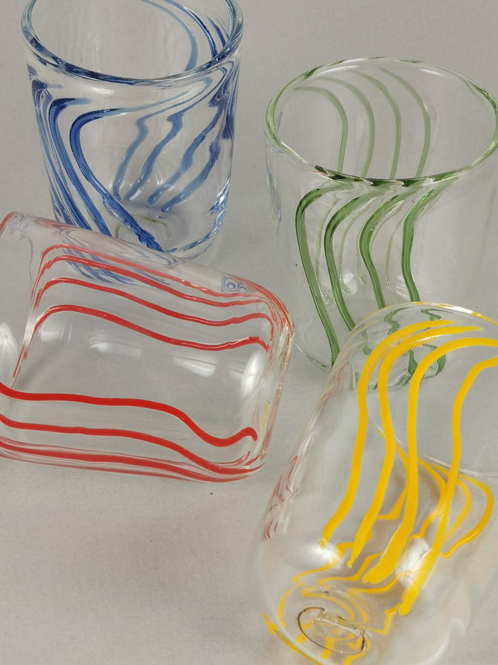 Beachcomber- Multi color Glasses (single glass)