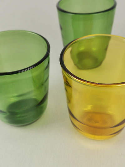 Handmade  Tumbler Glass - Sunrise Alchemy (single glass)