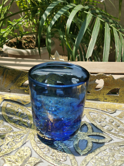 Morroccon Blue theme  Tumbler Glass   Alchemy (single glass)