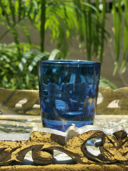 Morroccon Blue theme  Tumbler Glass   Alchemy (single glass)