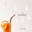 Flora Collection  Drinking Glass Straws (Onyx & White) by Rustic Horse Glass studio