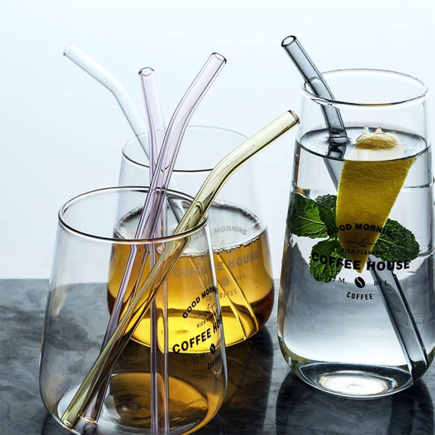 Going Green 6  Glass Straws